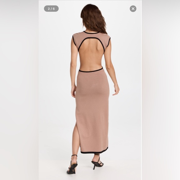 HANSEN & GRETEL Evelyn Backless High Slit Long Dress - Picture 2 of 11